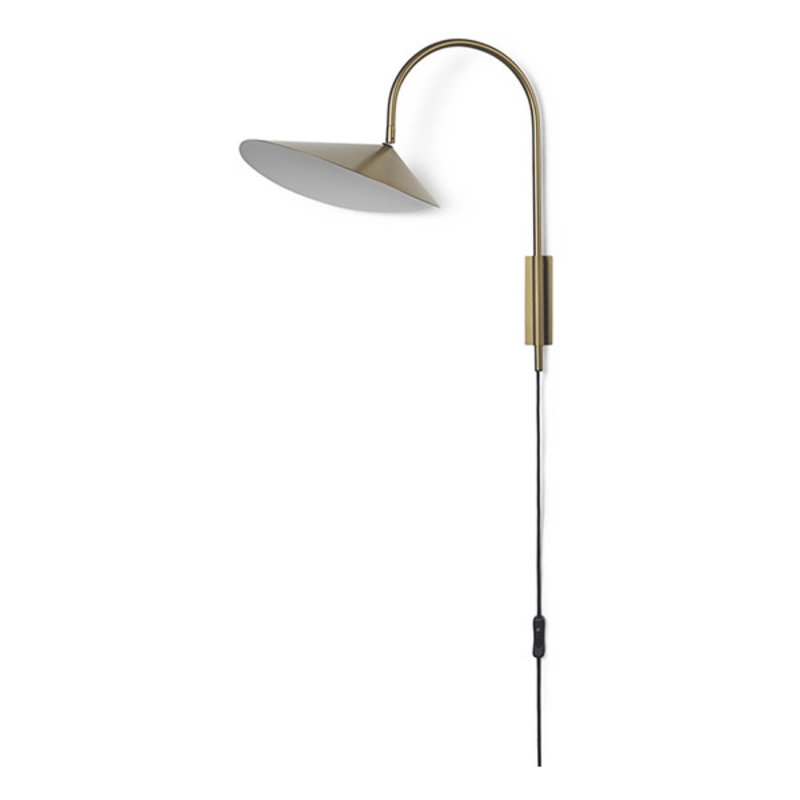 ferm LIVING-collectie Arum Swivel Wall Lamp - Bronze