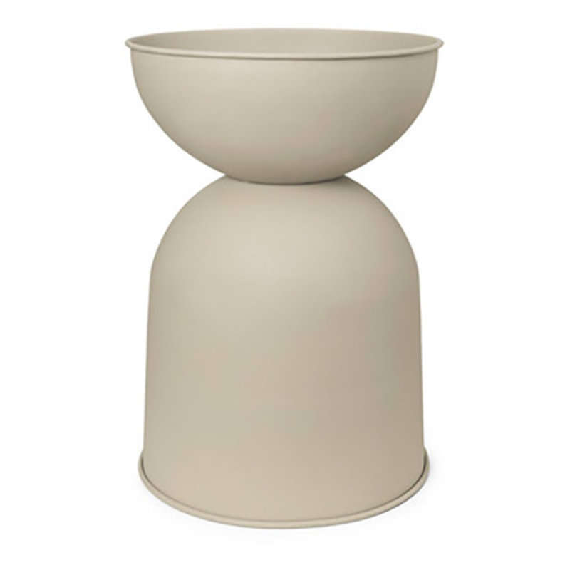 ferm LIVING-collectie Hourglass Pot - Small - Cashmere