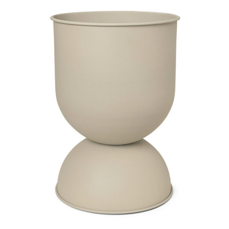 ferm LIVING-collectie Hourglass Pot - Medium - Cashmere