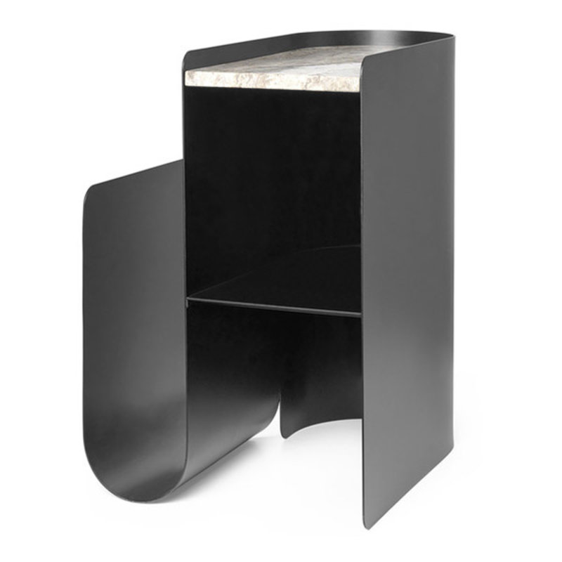 ferm LIVING-collectie Vault Side Table - Black