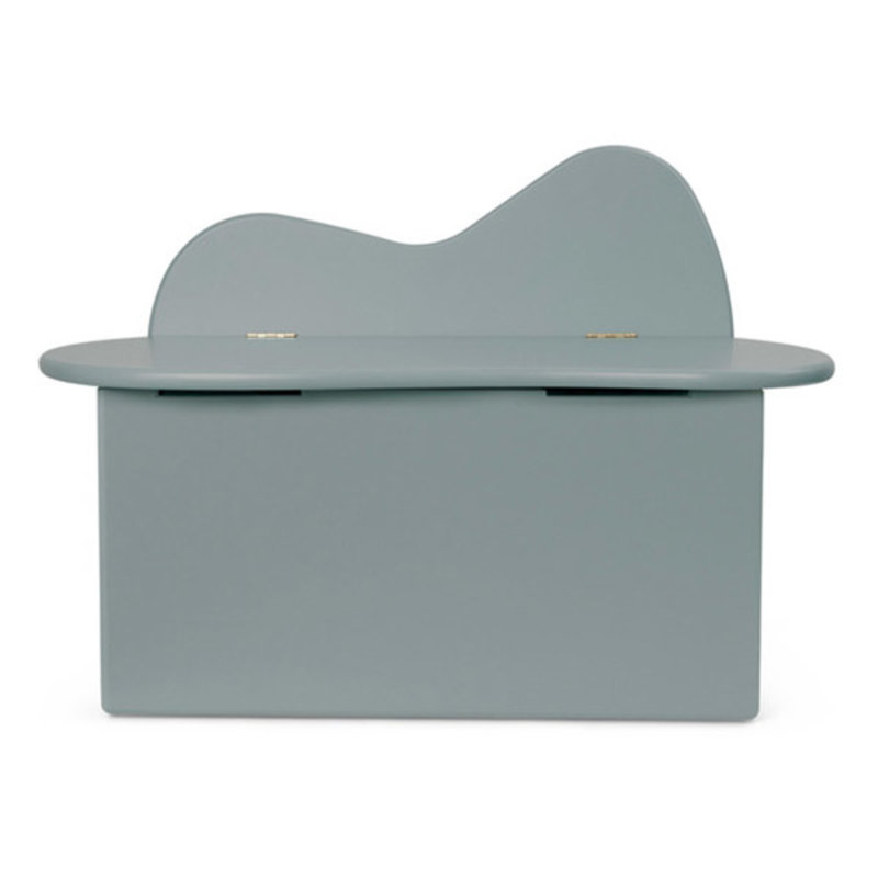 ferm LIVING-collectie Slope Storage Bench - Storm