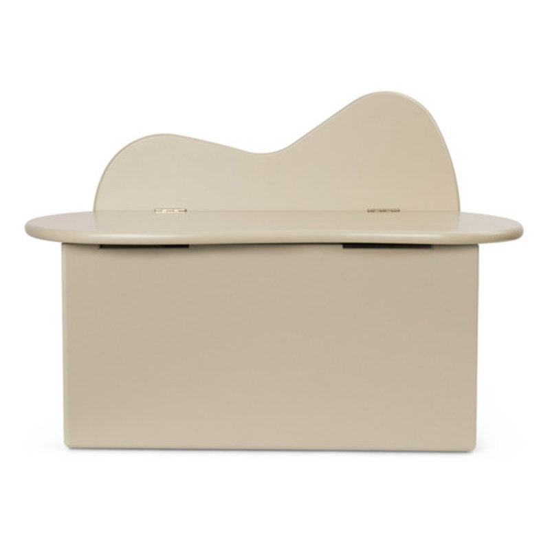 ferm LIVING-collectie Slope Storage Bench - Cashmere