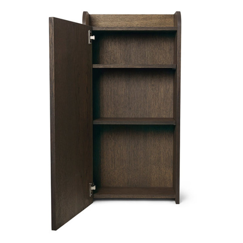 ferm LIVING-collectie Sill Wall Cabinet - Dark Stained Oak