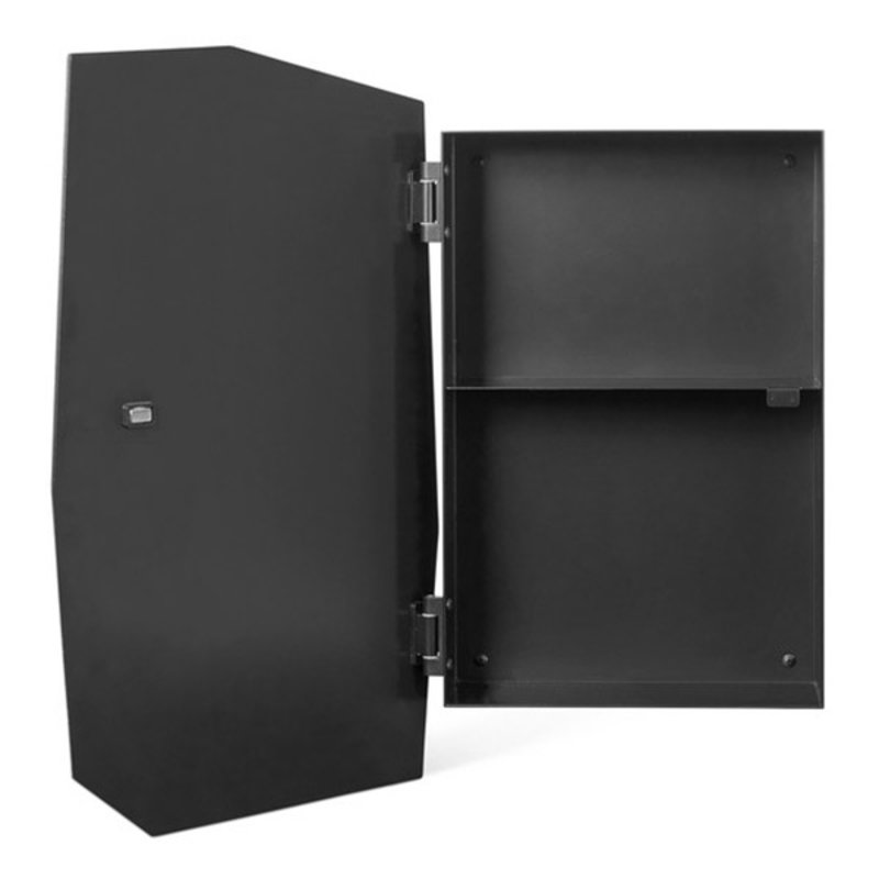 ferm LIVING-collectie Shard Mirror Cabinet - Black