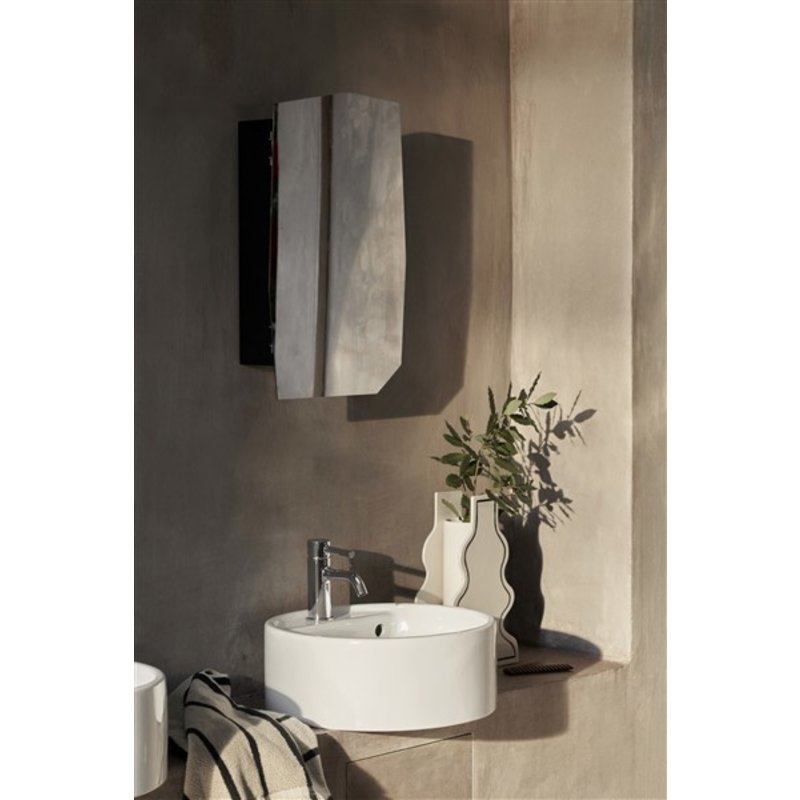 ferm LIVING-collectie Shard Mirror Cabinet - Black