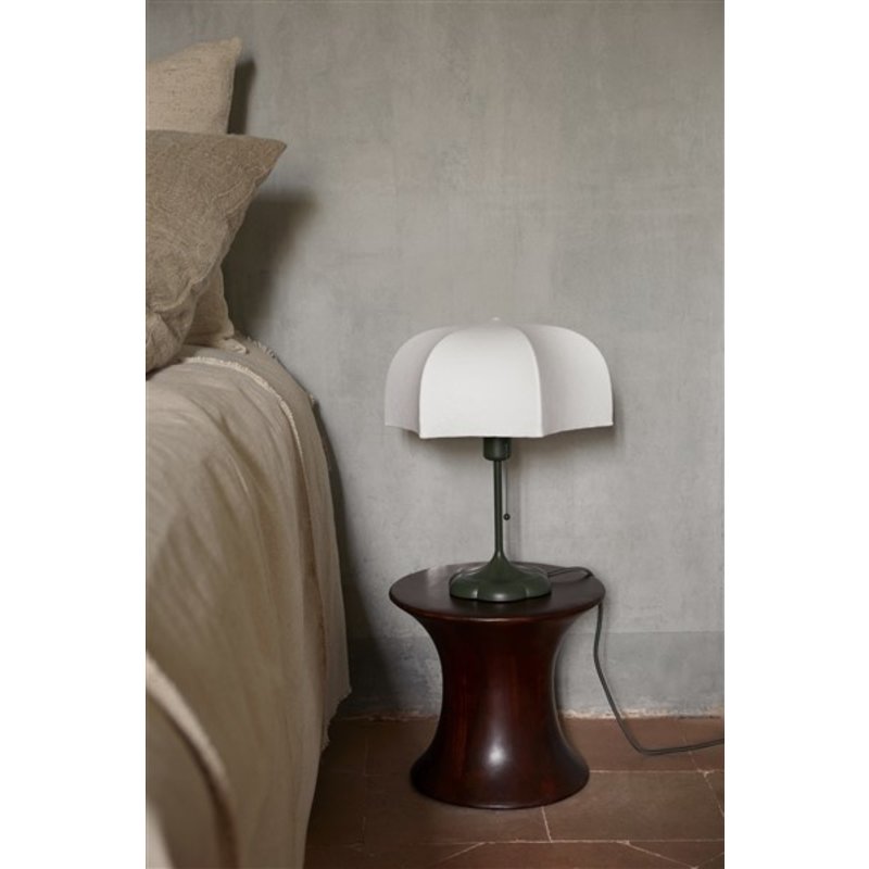 ferm LIVING-collectie Poem Table Lamp - White/Grass green