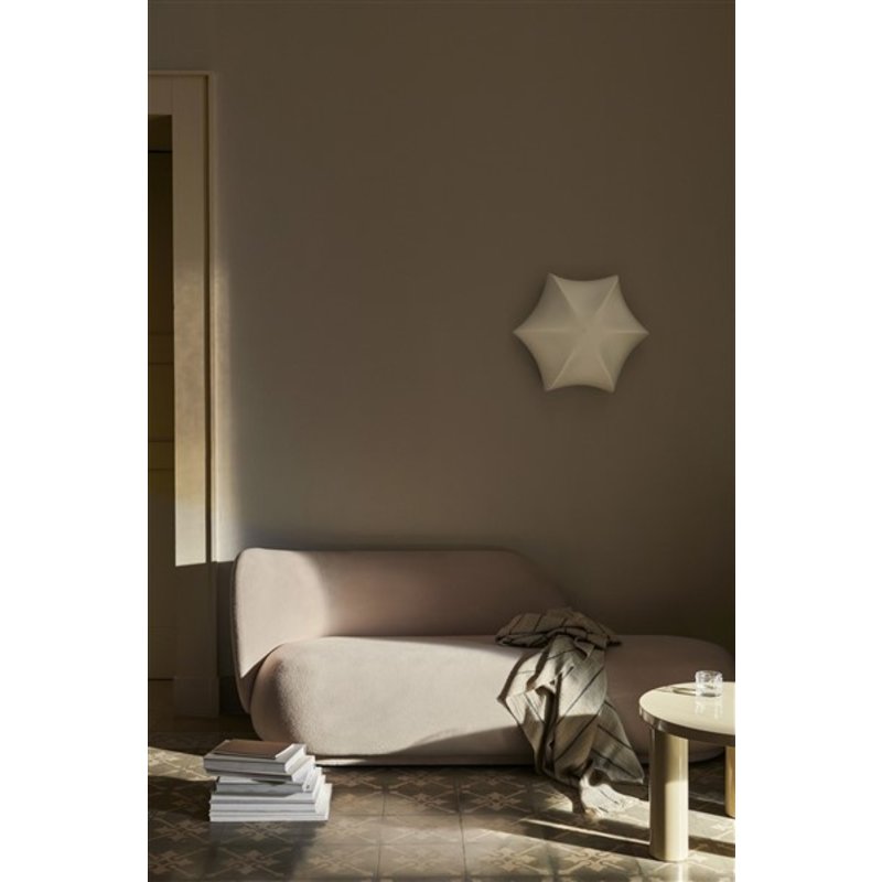 ferm LIVING-collectie Plafonniere - wandlamp Poem Ø36 wit/Cashmere