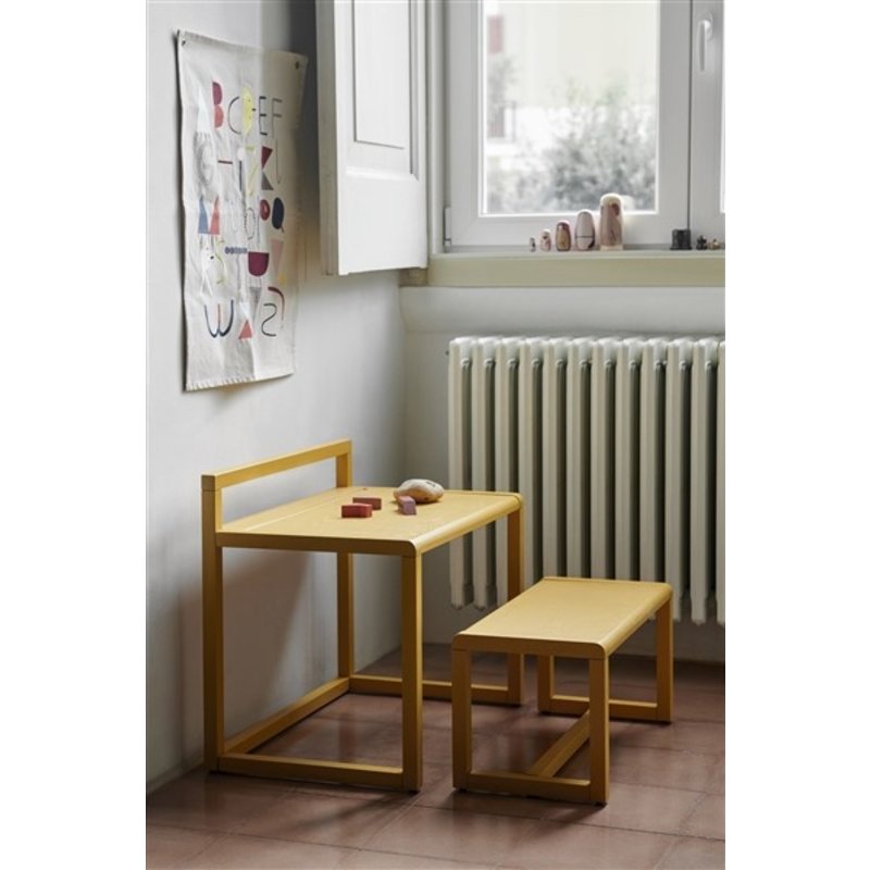 ferm LIVING-collectie Little Architect Bench - Yellow