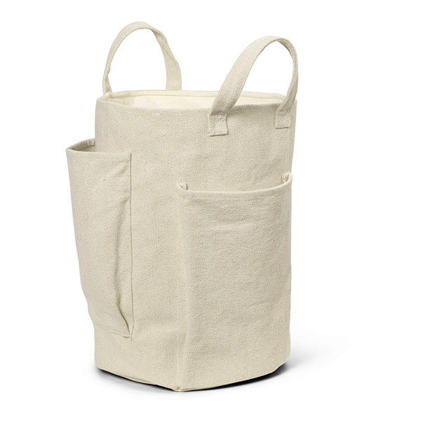 ferm LIVING-collectie Opbergzak Pocket Offwhite