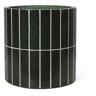 ferm LIVING Pillar Plant Pot - Dark Green