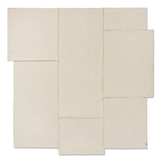 ferm LIVING Offset Bedspread - Off-white