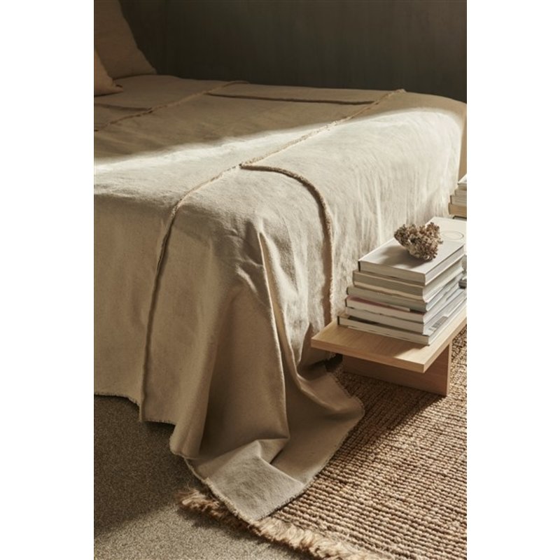 ferm LIVING-collectie Bedsprei Offset Offwhite