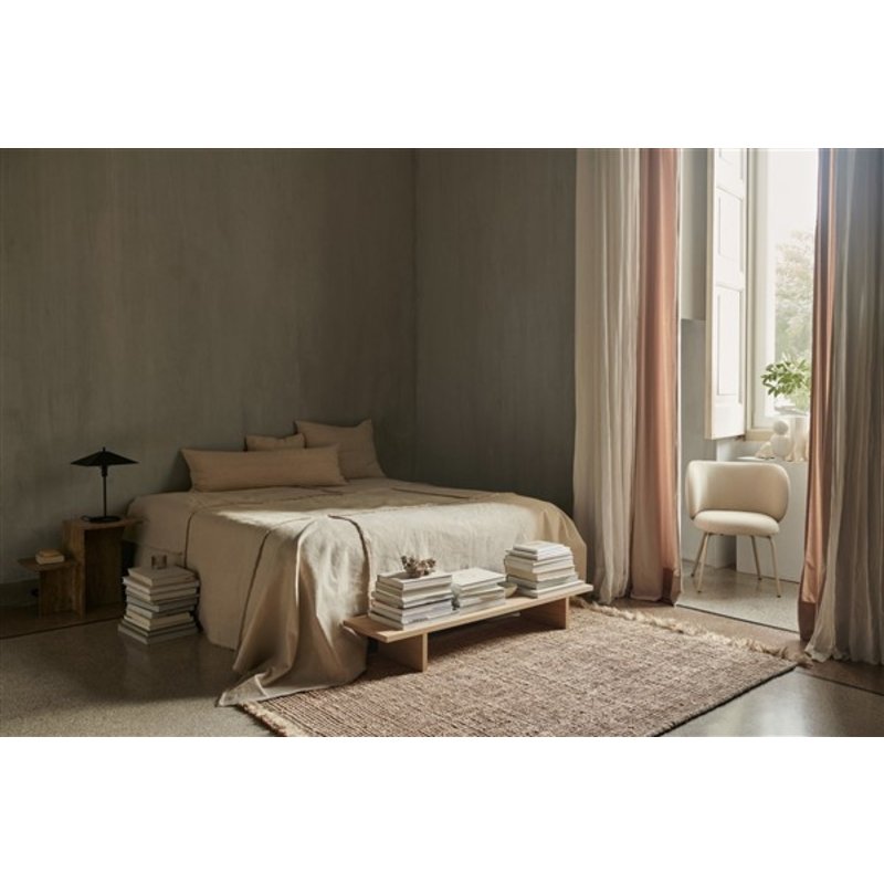 ferm LIVING-collectie Offset Bedspread - Off-white