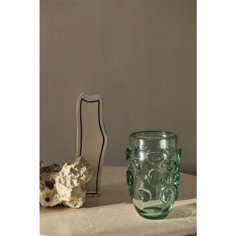 ferm LIVING-collectie Lump Vase - Recycled Clear