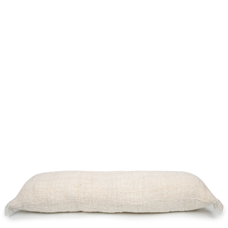 Bazar Bizar-collectie Oh My Gee Kussenhoes - Crème - 35x100