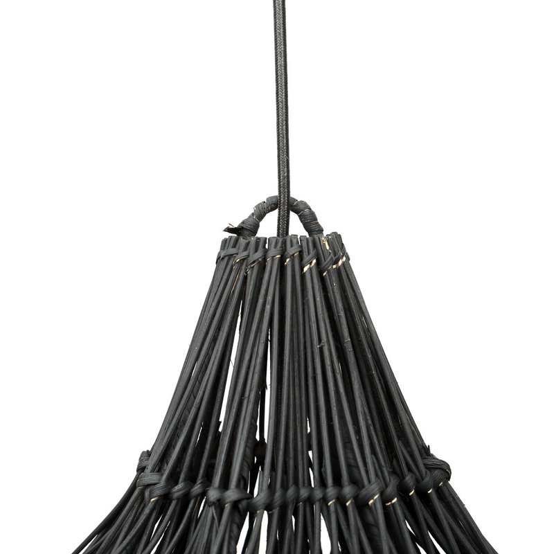 Bazar Bizar Whipped Hanglamp - Zwart - XL