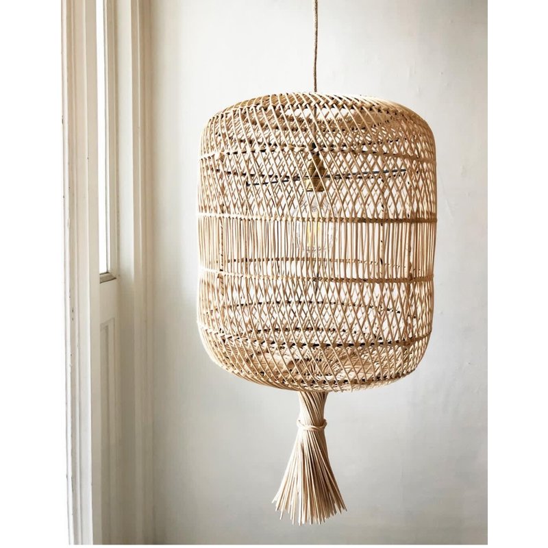 Bazar Bizar Dumpling Hang- en Vloerlamp - Naturel - L