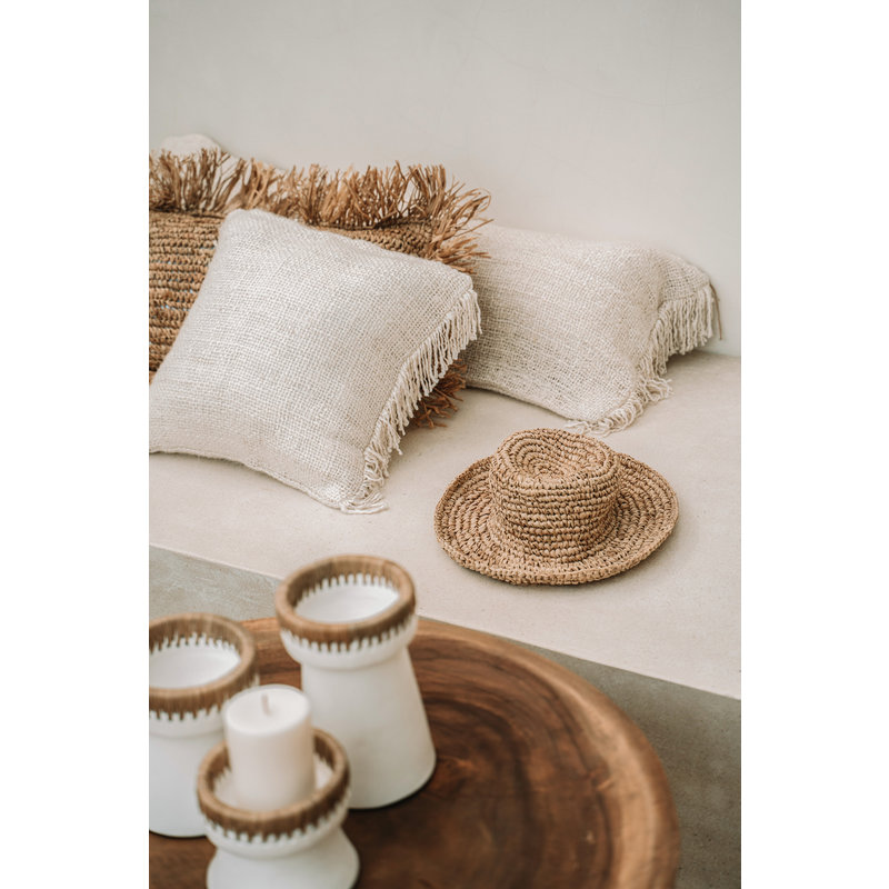 Bazar Bizar Oh My Gee Kussenhoes - Crème - 40x40
