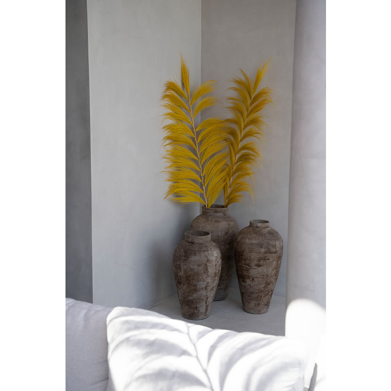 Bazar Bizar The Stunning Leaf - Madras Yellow - Set of 6