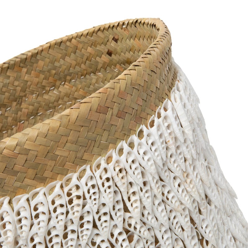 Bazar Bizar-collectie Pandan Mand #2 - Naturel Wit