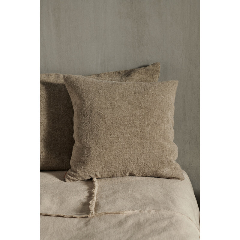 ferm LIVING-collectie Heavy Linen Cushion - Natural