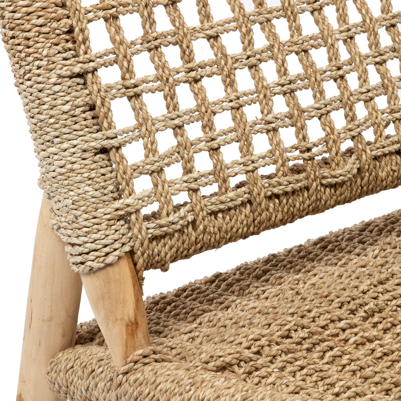 Bazar Bizar Island Sisal loungestoel- Naturel