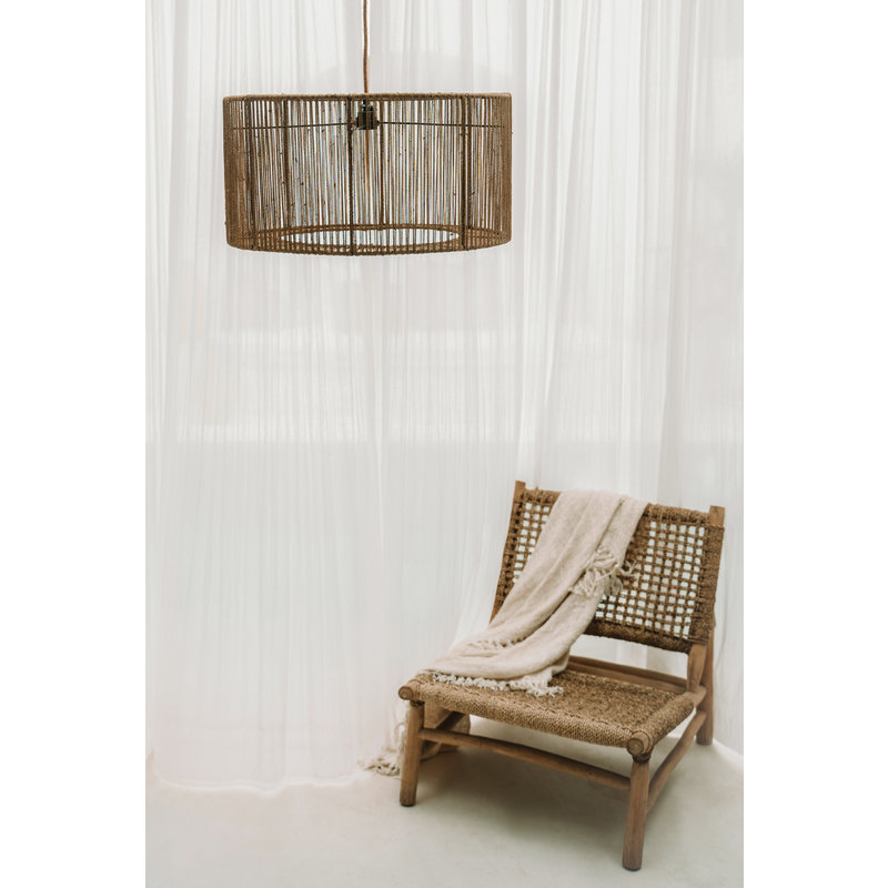 Bazar Bizar Island Sisal loungestoel- Naturel