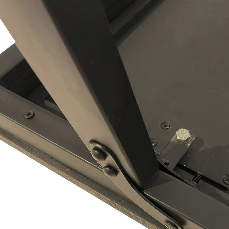 Bazar Bizar Visgraat Hoge Tafel - Zwart - 140cm