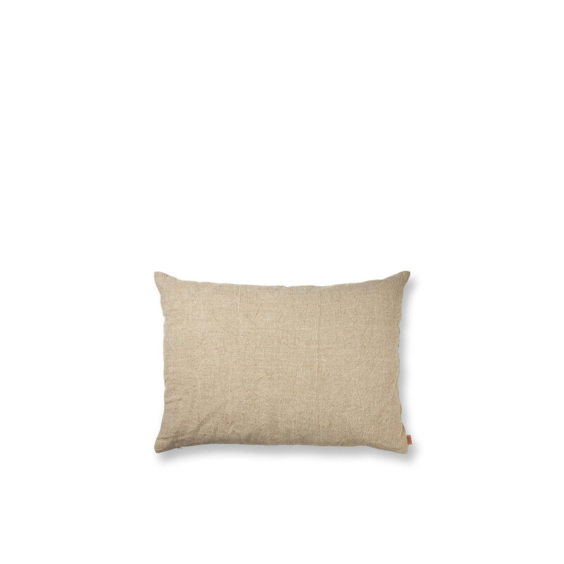 ferm LIVING-collectie Sierkussen Heavy Linen Large naturel