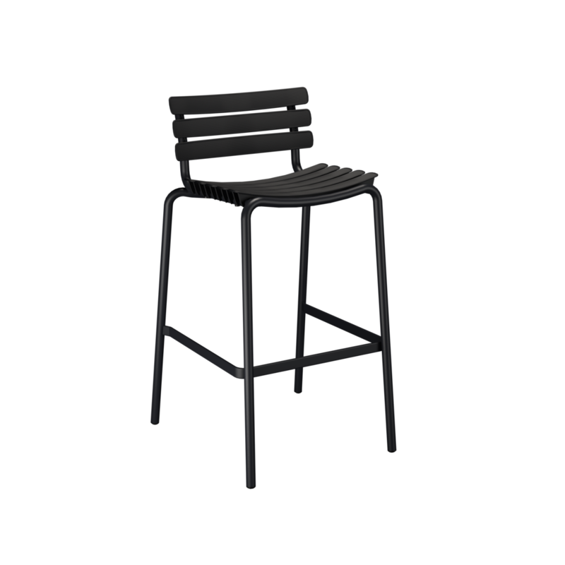 Houe-collectie Re-CLIPS Bar chair Black