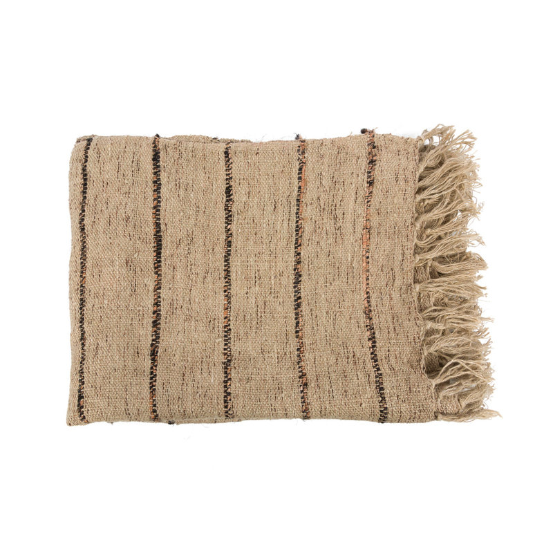 Bazar Bizar S'il vous Plaid - Beige Zwart