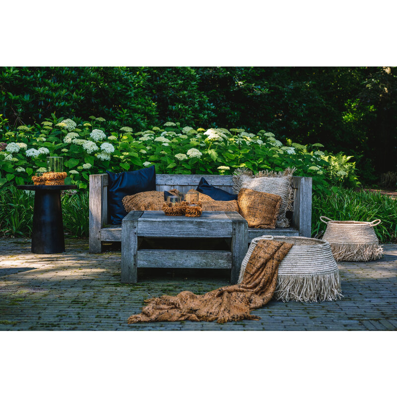 Bazar Bizar The Timber Conic Side Table - Black - 50