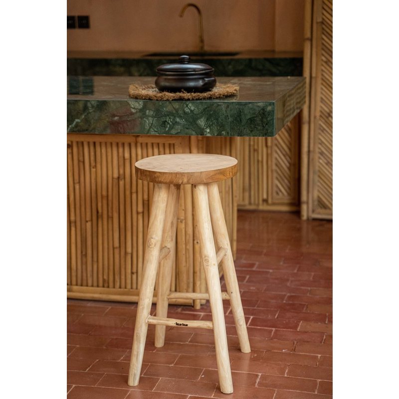 Bazar Bizar The Kedut Barstool - Natural