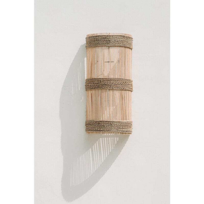Bazar Bizar Jalal Applique Muurlamp - Naturel - M