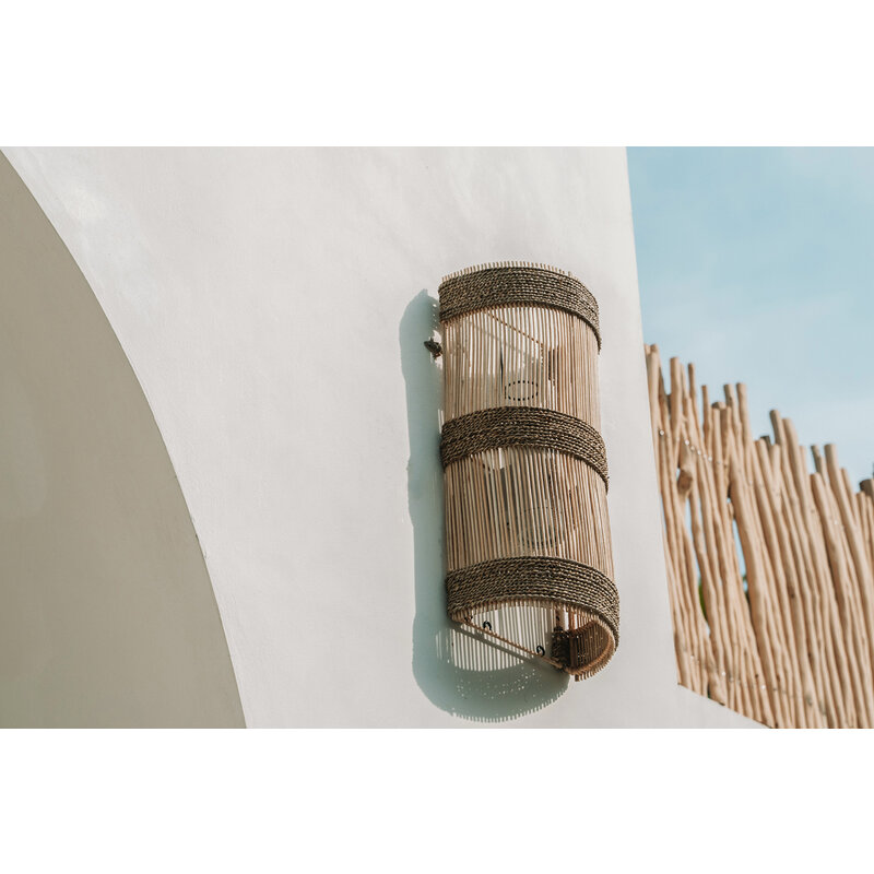 Bazar Bizar The Jalal Applique Wall Lamp - Natural - M