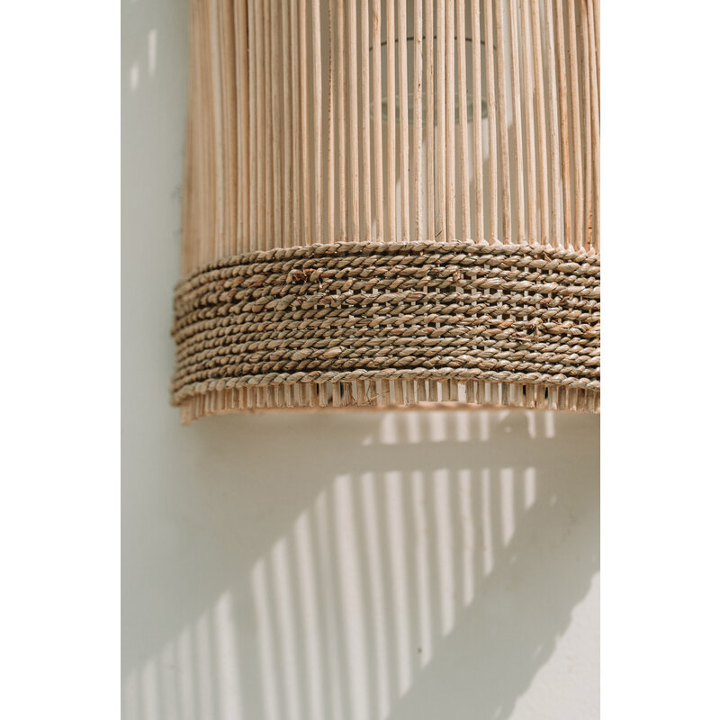 Bazar Bizar Jalal Applique Muurlamp - Naturel - M