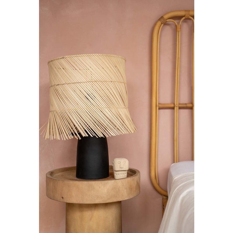 Bazar Bizar The Pandan Table Lamp - Black Natural