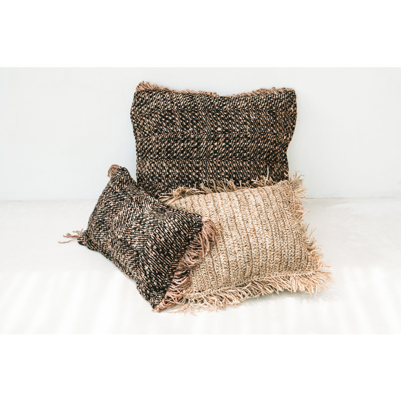 Bazar Bizar-collectie Oh My Gee Kussenhoes - Zwart Koper - 60x60