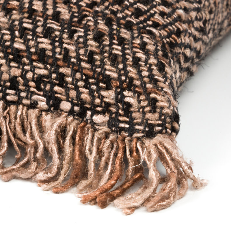 Bazar Bizar-collectie Oh My Gee Kussenhoes - Zwart Koper - 60x60