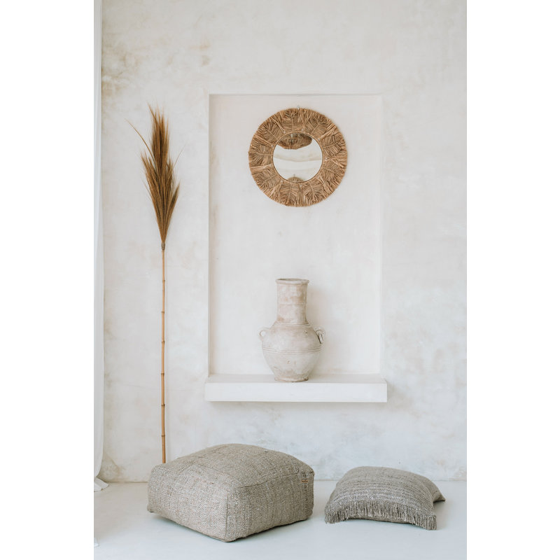 Bazar Bizar-collectie Palmboom Spiegel - Naturel - M