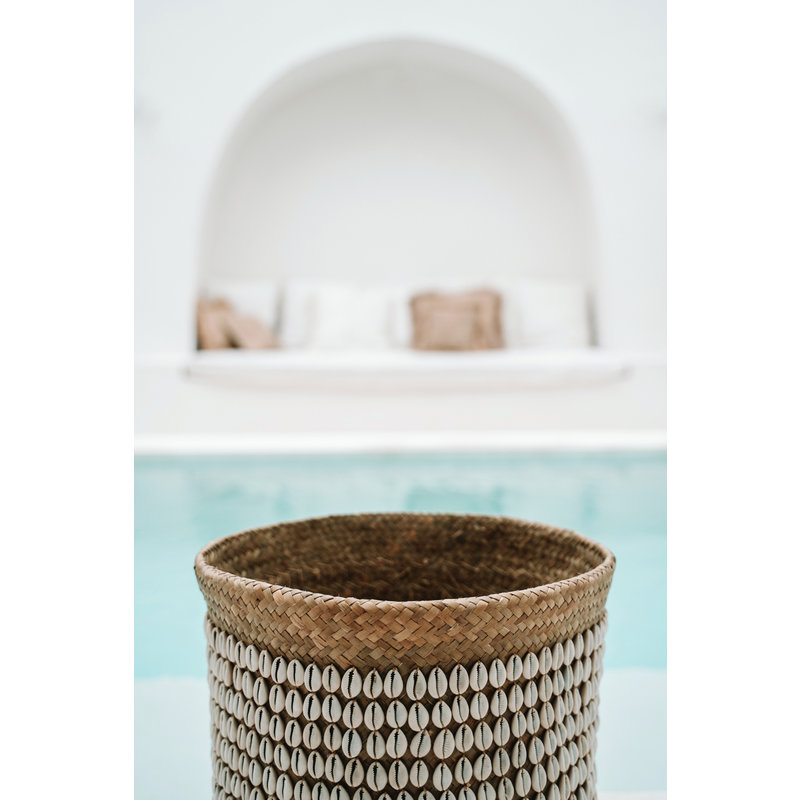 Bazar Bizar-collectie Pandan Mand #1 - Naturel Wit