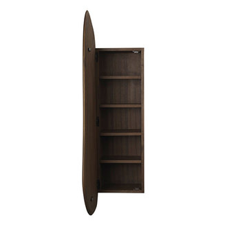 ferm LIVING Feve Wall Cabinet - Walnut