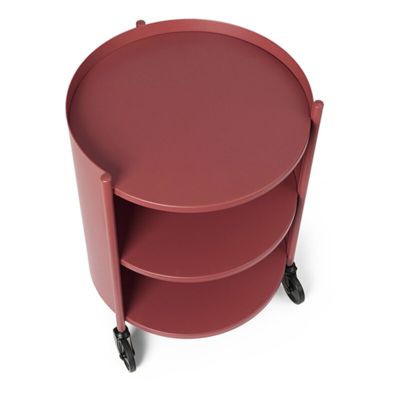 ferm LIVING-collectie Eve Storage - Mahogany red