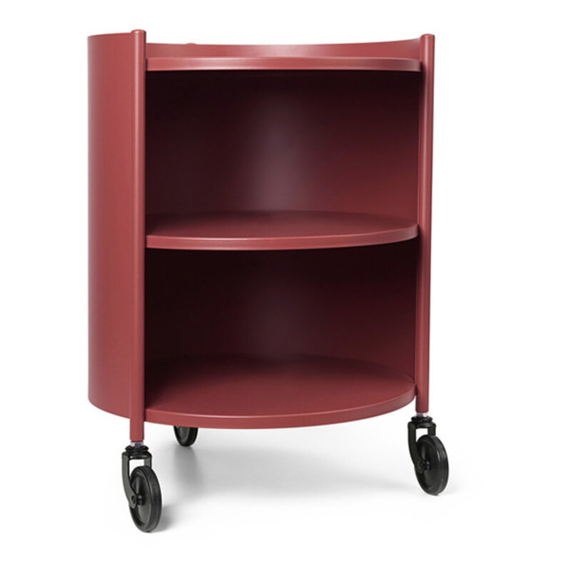 ferm LIVING-collectie Eve Storage Mahogany rood