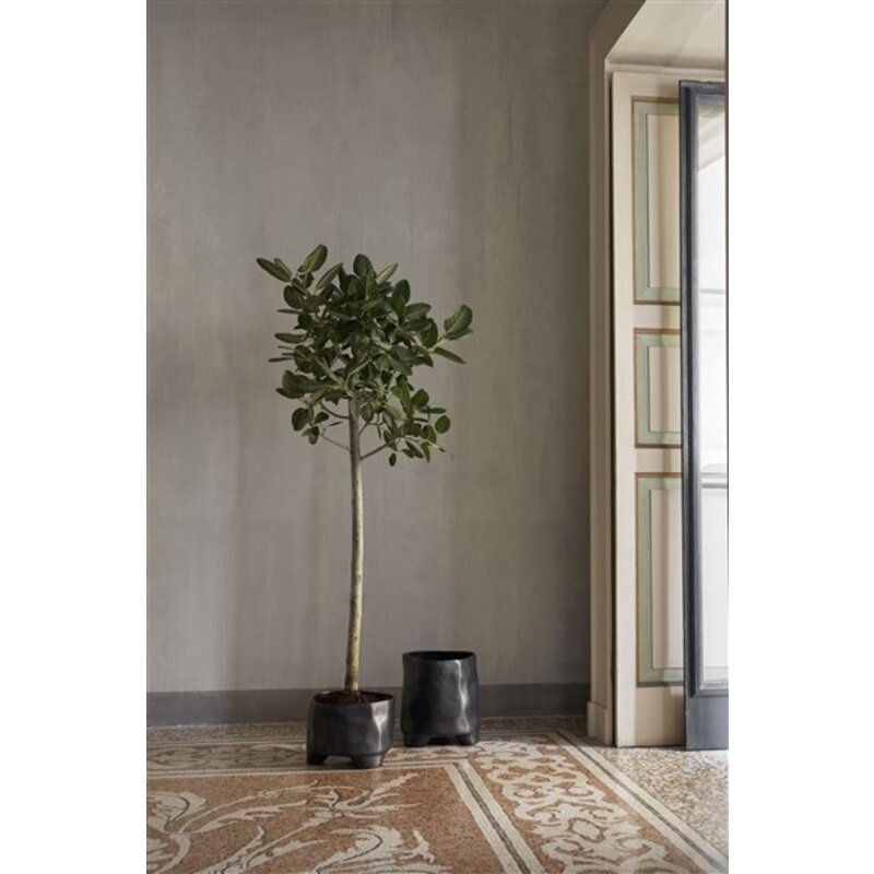 ferm LIVING-collectie Plantenpot Esca XL zwart