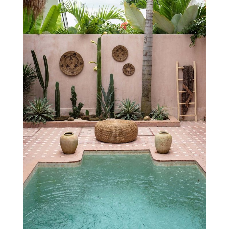 Bazar Bizar The Hyacinth Pouf - Round - 60