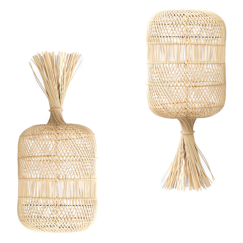 Bazar Bizar Dumpling Hang- en Vloerlamp - Naturel - M