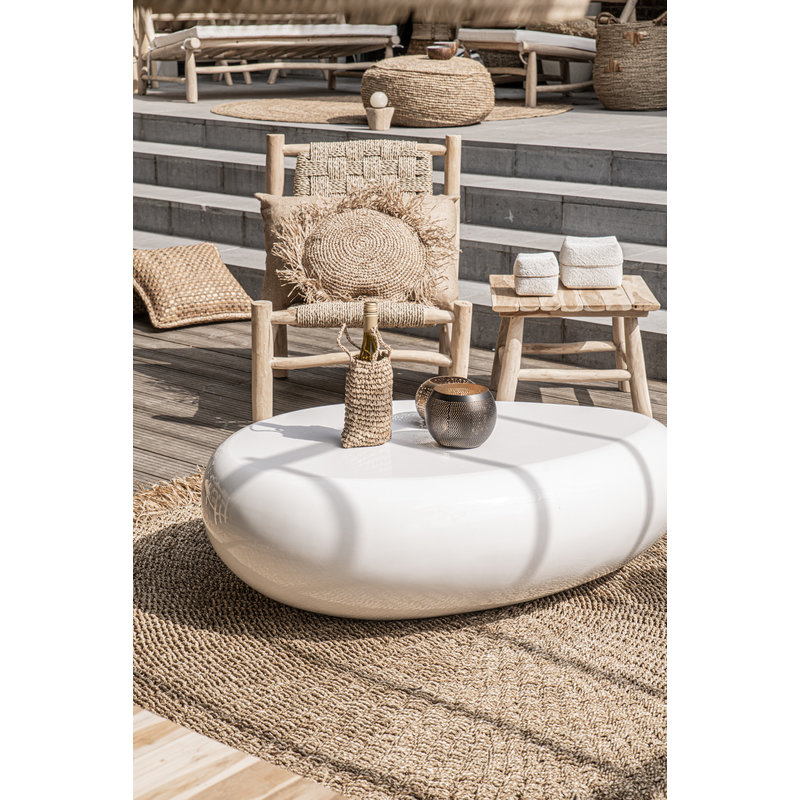 Bazar Bizar De Jute Kussenhoes - Naturel - 60x35