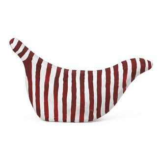 ferm LIVING Papier mache fantasie beeld Donna wit/rood