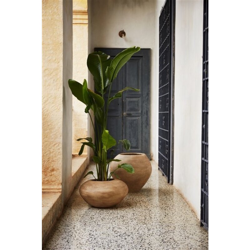 ferm LIVING-collectie Dodu Pot - Low - Brown